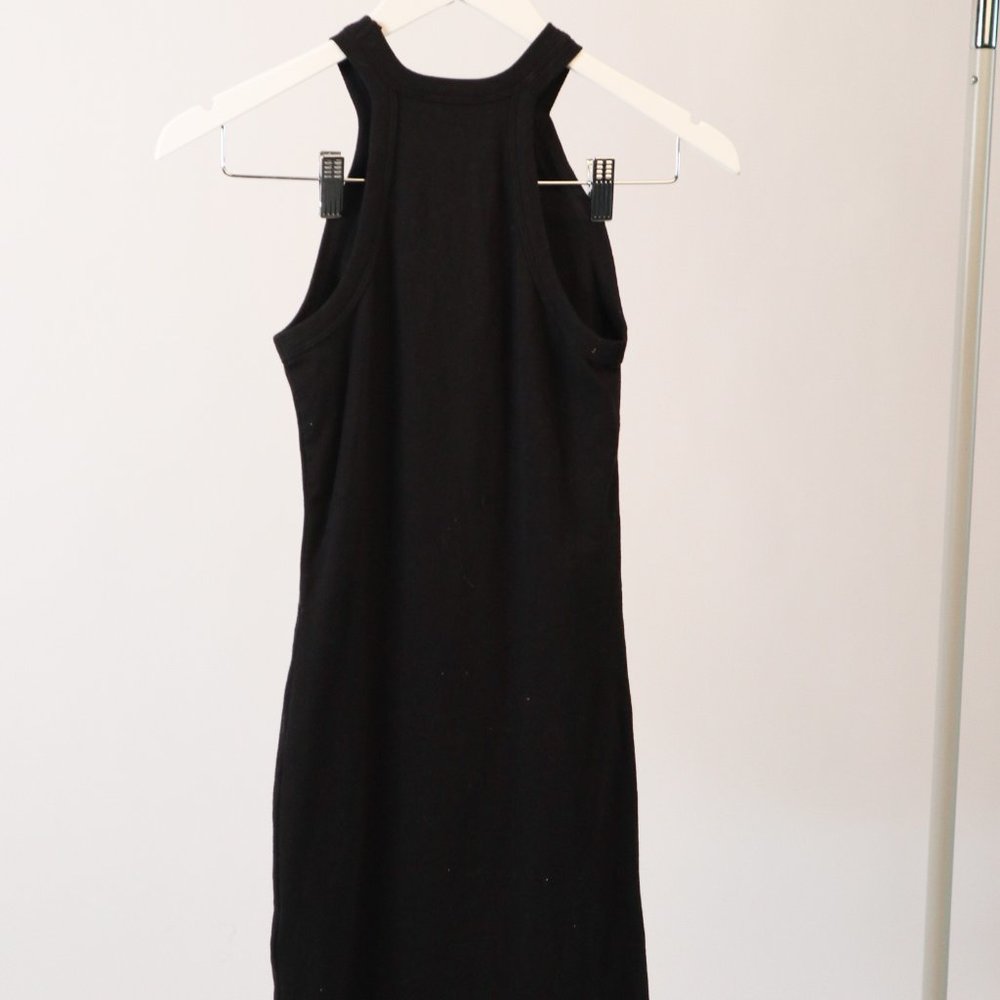 Black halter tshirt dress - Picture 4 of 4